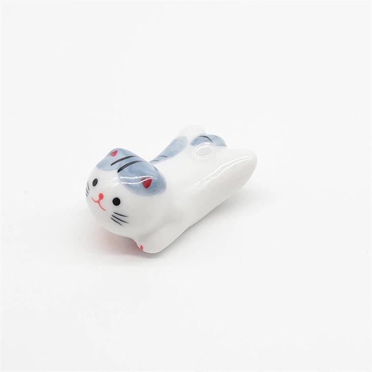 Ceramic Cat Chopstick Holder